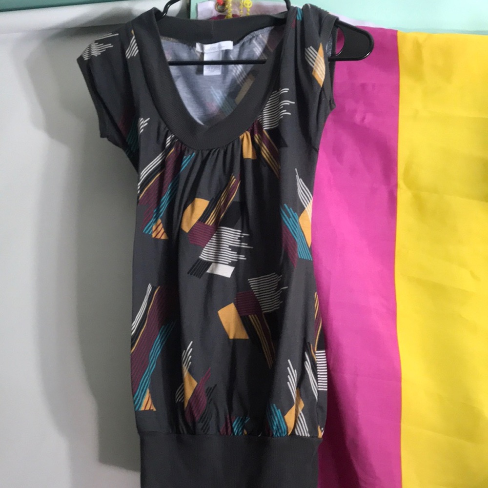 Colorful top Charlotte Russe